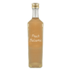 Peach Balsamic Vinegar in bottle. Distilled vinegar. Peach vinegar for cooking.