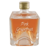 Pink Grapefruit Liqueur in very small bottle. Easy mixed drinks for summer. Fruity drinks.