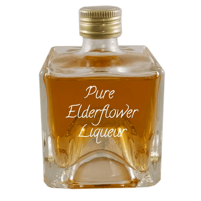 Pure Elderflower Liqueur in small bottle. Best cocktails. Online liquor store. Drinks from France or Paris.