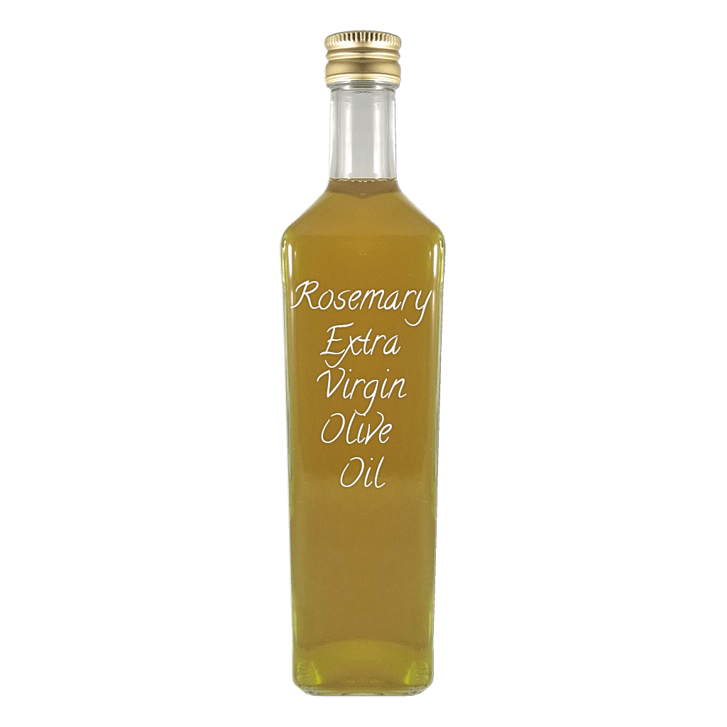Rosemary Extra Virgin Olive Oil in bottle. Can you fry with olive oil. Olive oil from italy.