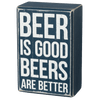 Beers Are Bette Box Sign & Sock Set