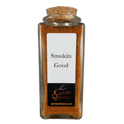 Smokin Good Spice Blends in bottle. Sweet paprika. Ancho chile spice. Exotic spices.