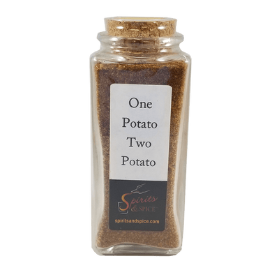One Potato Two Potato Spice in bottle. Spice blends. Spices for vegetables.