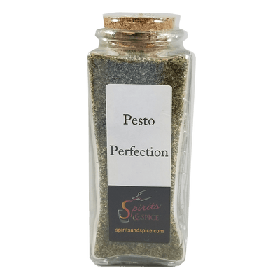 Pesto Perfection Spice Blend in bottle. Spice blends. Sandwich spices. Spice mix.