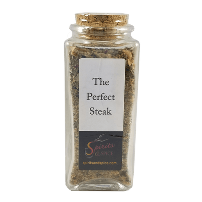 The Perfect Steak in bottle. Spice and meat rubs. Spice blends. Herb blends.