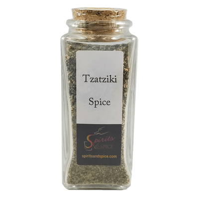 Tzatziki Spice in bottle. Best seasonings.