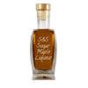 S&S Sugar Maple Liqueur in medium bottle. Smooth and sweet alcoholic drinks. Brown liquor.