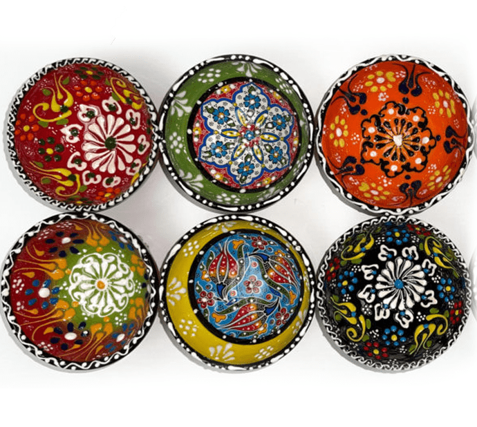 Hand Painted Porcelain Turkish Dipping Bowl