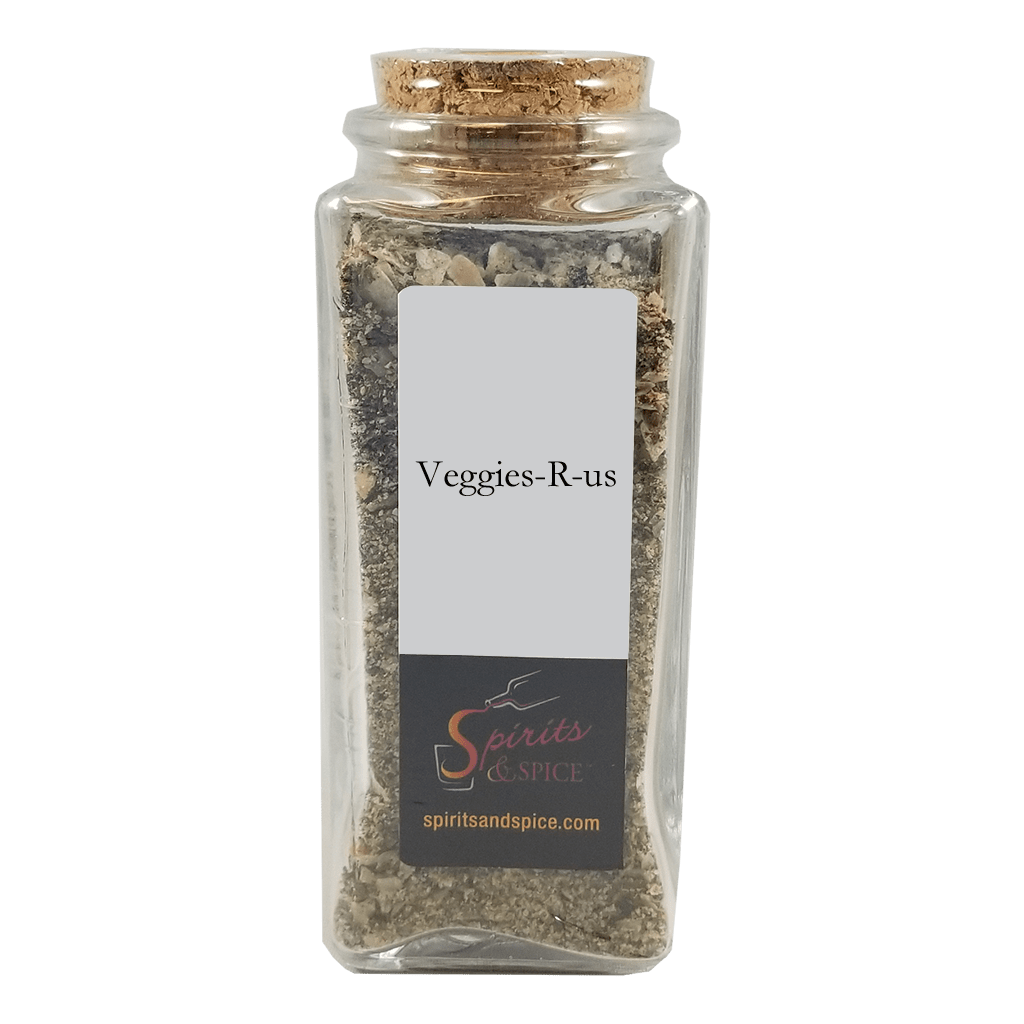 Veggies-R-Us Spice Blends in bottle. Garlic. Spice mix.