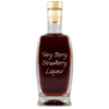 Very Berry Strawberry Liqueur in medium bottle. Smooth and sweet alcoholic drinks.
