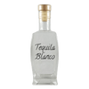 Tequila Blanco in small bottle. Aged alcoholic drinks. Drinks from Mexico.