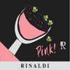 Rinaldi Moscato d'Asti Pink rose wine packaging. Sweet rose wine for beginners. Best wine with spaghetti.